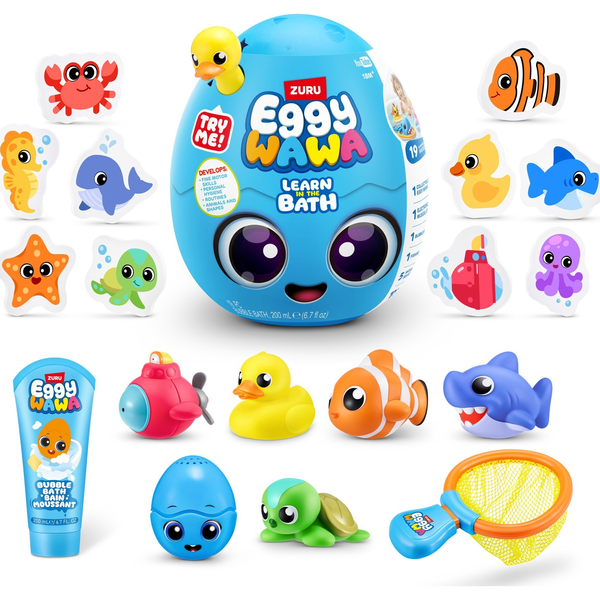 Eggy Wawa 15101 giocattolo per il bagno Animale per vasca Multicolore