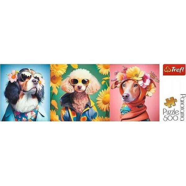 Trefl 29517 puzzle 500 pz Animali