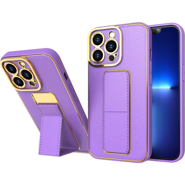 New Kickstand Tok iPhone 12 iPhone 12 Lila Állvánnyal