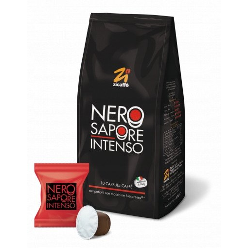 Kapsułki do Nespresso Zicaffe Nerosapore Intenso - 10 sztuk