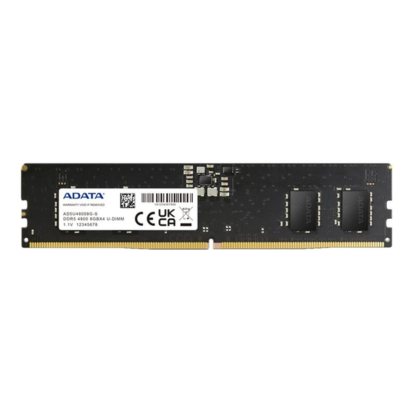 ADATA AD5U48008G-S memoria 8 GB 1 x 8 GB DDR5 288-pin DIMM Data Integrity Check (verifica integrità dati)