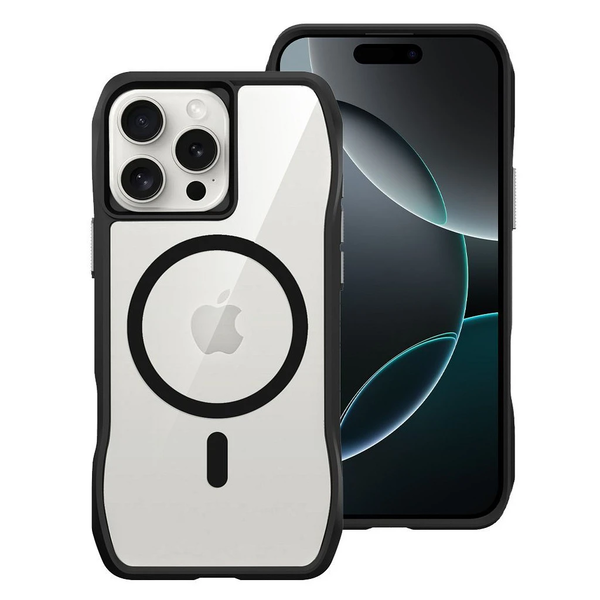 ROAR case SLIM DEFENDER MagSafe-kompatibilis tok iPhone 16 Pro készülékhez, fekete