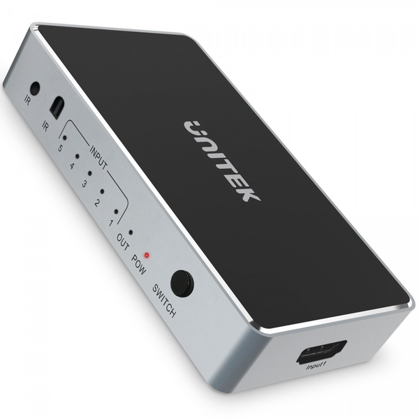 Unitek V1110A splitter rozbočovač hdmi 5 IN 1 OUT