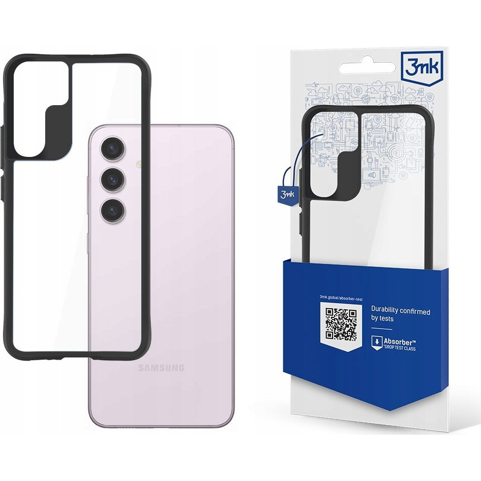 3mk Satin Armor Case+ átlátszó, TPU és PC anyagú telefontok Samsung Galaxy S24 (5903108547949)