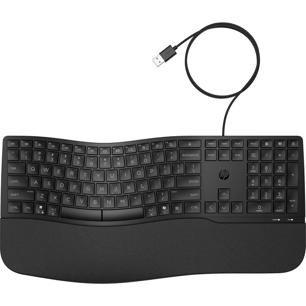 HP 480 CFT WD KBD tastatur Hjem USB Sort