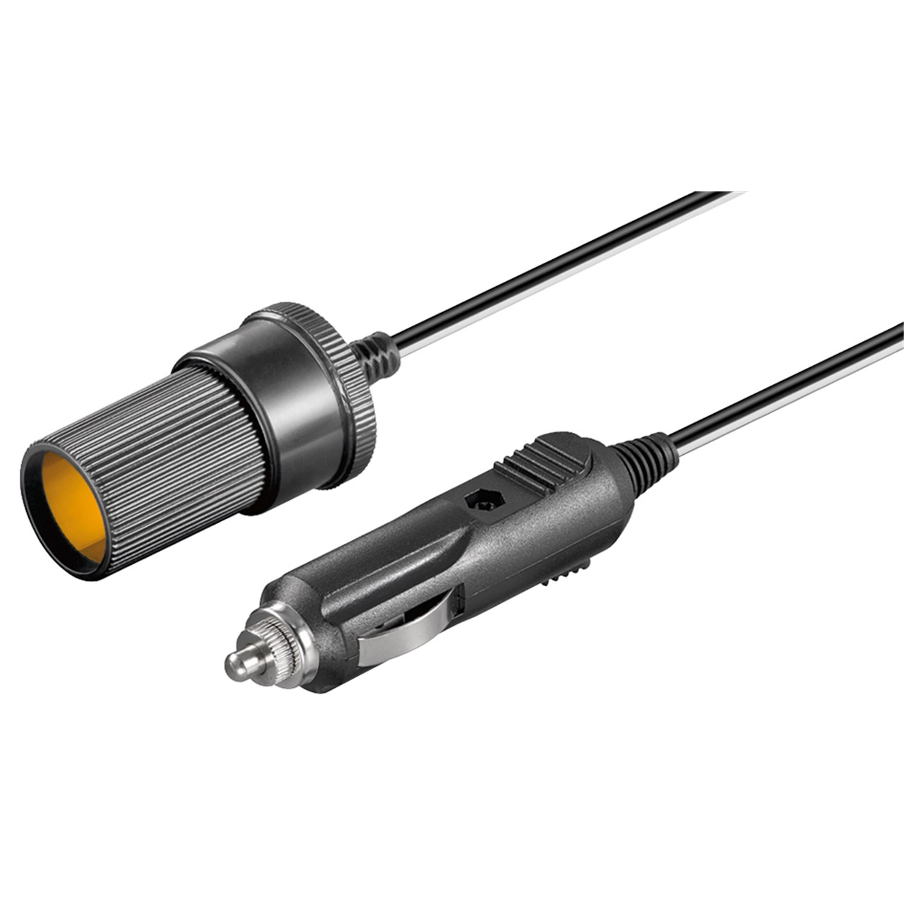 Goobay 11425 Szivargyújtó hosszabbító 2m Fekete (11425)