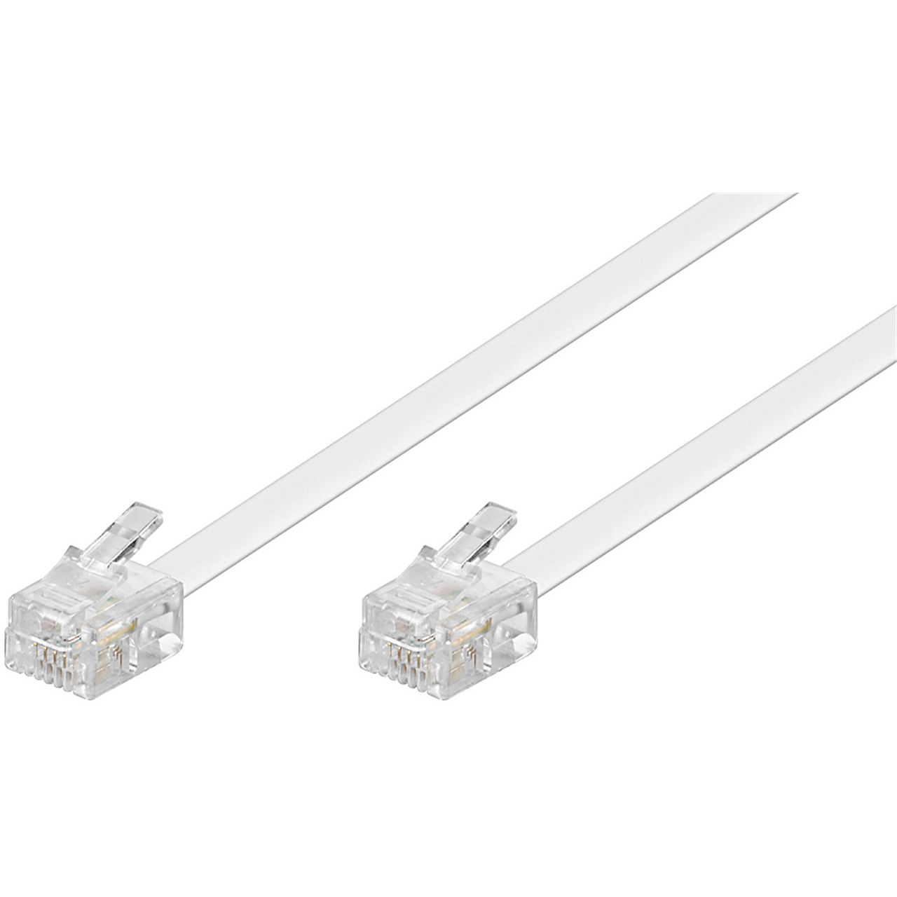 Goobay Moduláris Telefonkábel 15m - Fehér (93065)