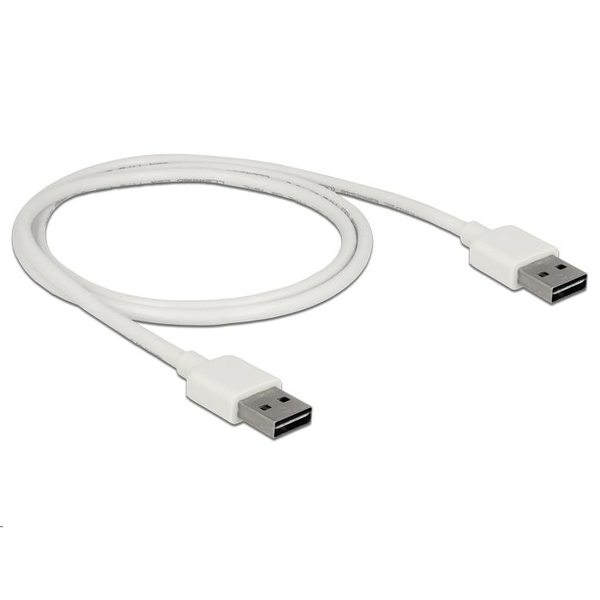 Delock Kabel EASY-USB 2.0 Typ-A Stecker > EASY-USB 2.0 Typ-A Stecker 1 m weiß