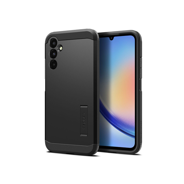 Samsung SM-A346 Galaxy A34 5G ütésálló hátlap - Spigen Tough Armor - fekete
