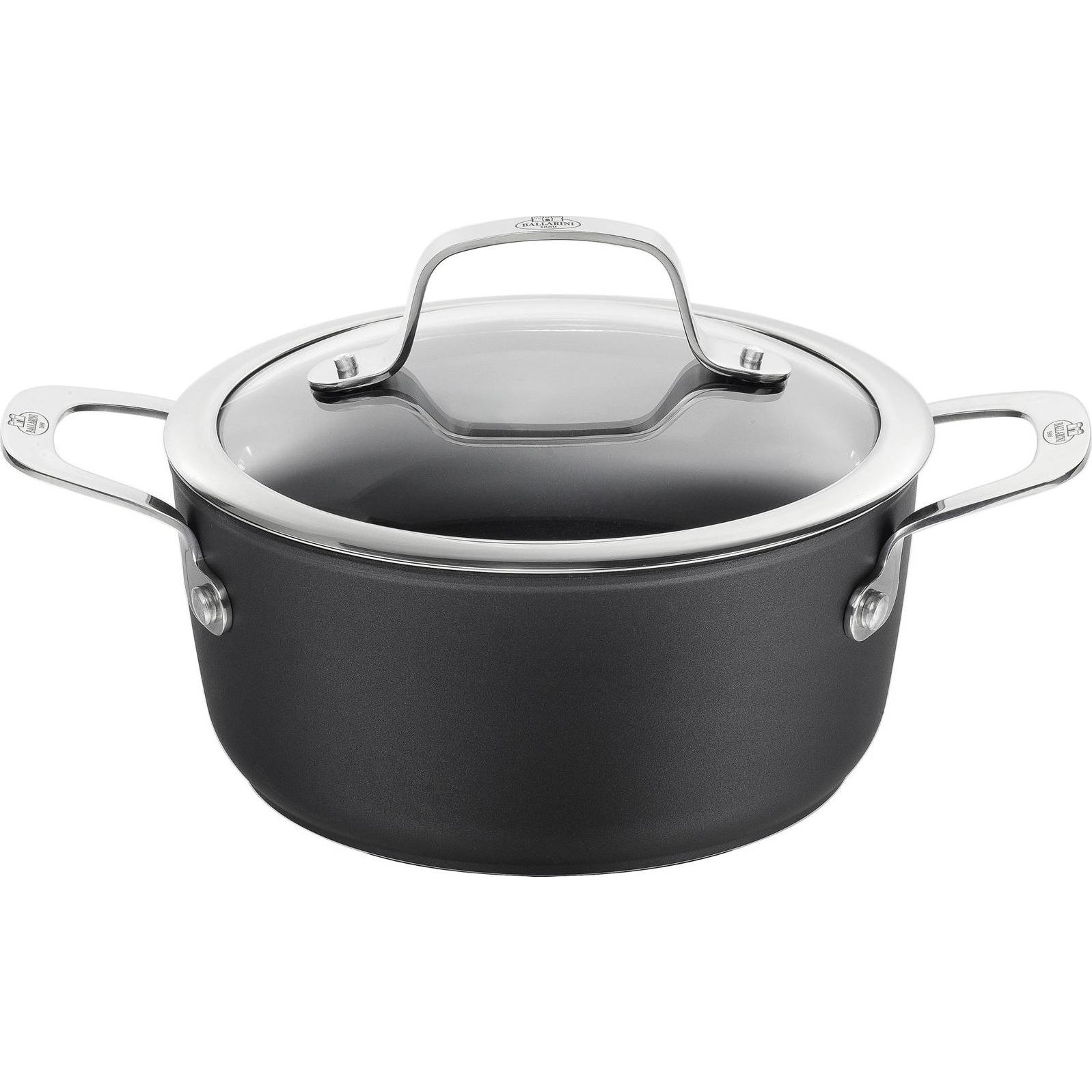 Ballarini Alba 4,7 L Edény - Fekete (ALBG2LD.24D)