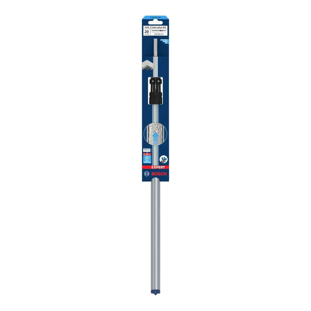 Bosch 2608901620 Expert SDS Clean plus-8X Kalapácsfúrószár 20x400x550mm (2608901620)