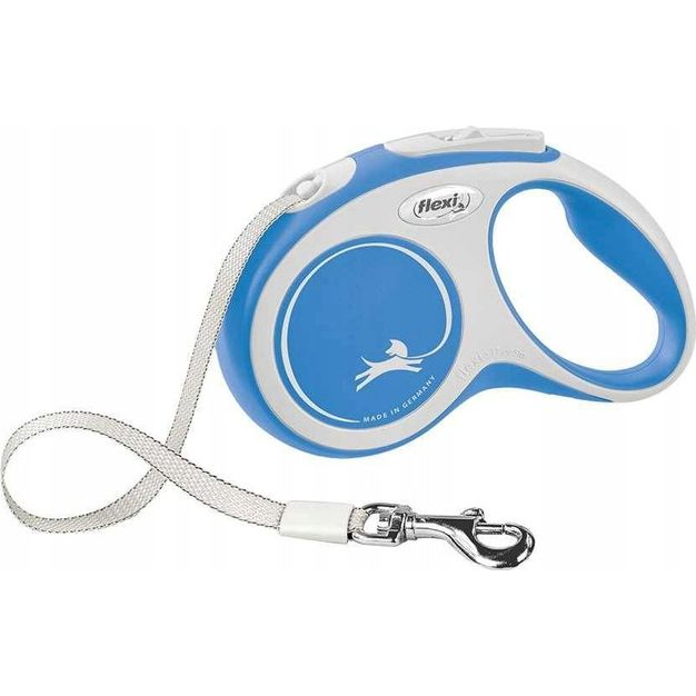 Flexi Comfort Szalagos Póráz - S 5 m, Kék (FL-8100)