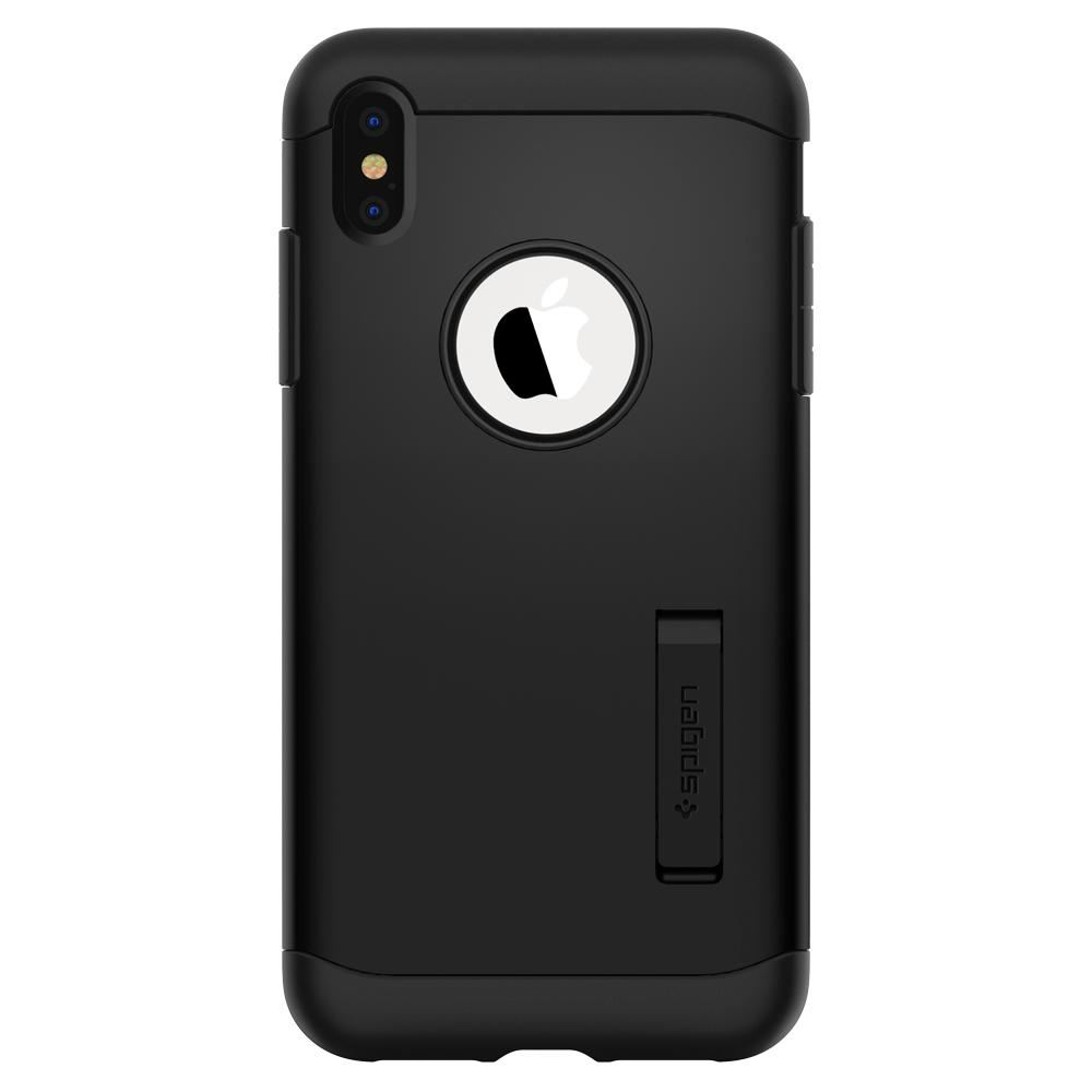 Spigen Slim Armor Apple iPhone XS Max hátlaptok fekete (065CS24544) (065CS24544)