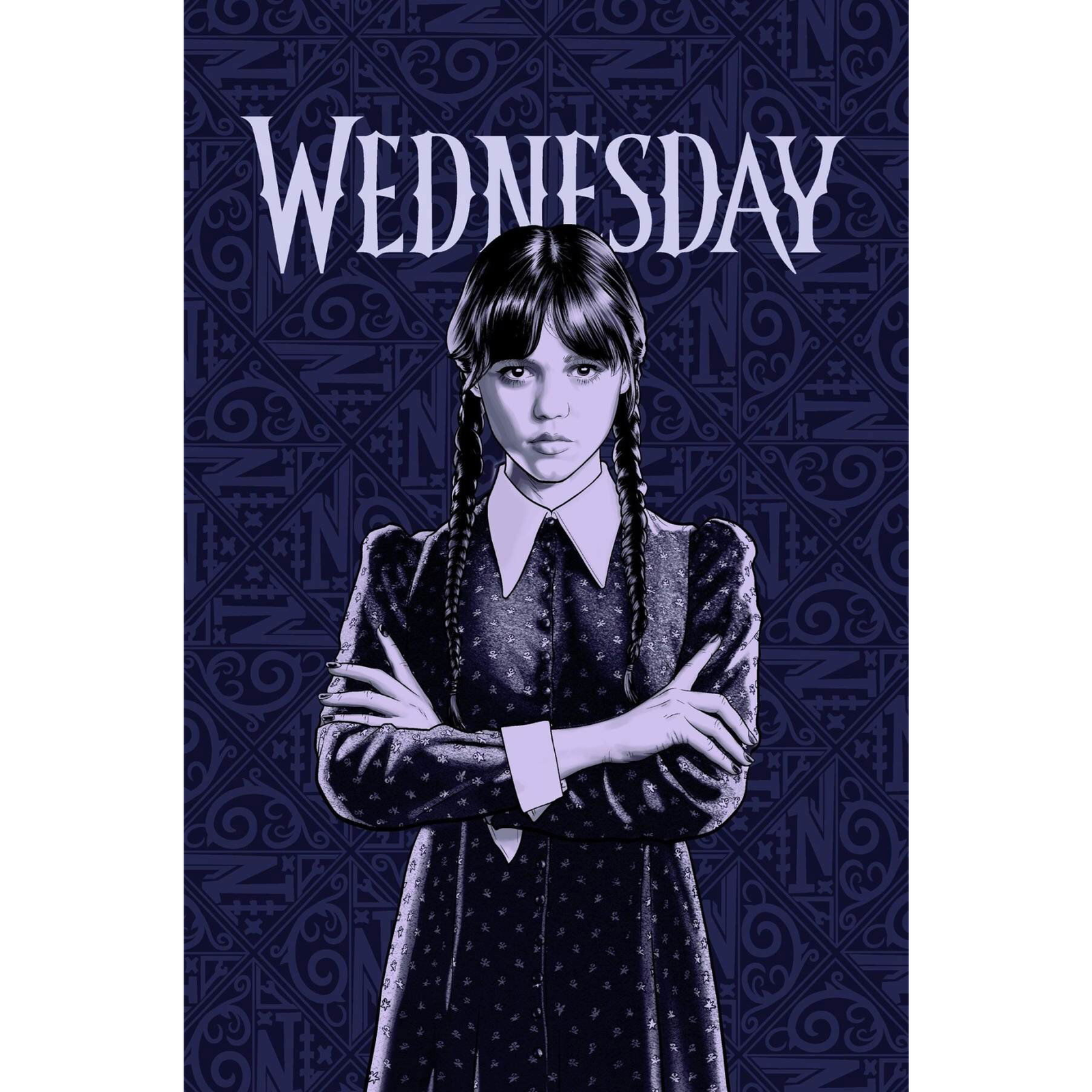Jerry Fabrics Wednesday Fleece gyerek pléd, 100×150 cm (03117-DEKAHWEDNEA)