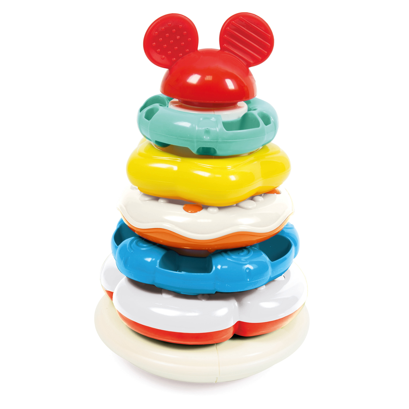 Clementoni Disney Baby: Mickey egeres gyűrűpiramis (17284C)