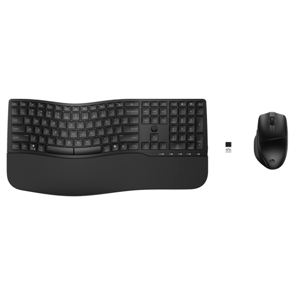 HP vezeték nélküli programozható kettős billentyűzet és egér Comfort 680 - fekete (8T6L6AA#AKC)