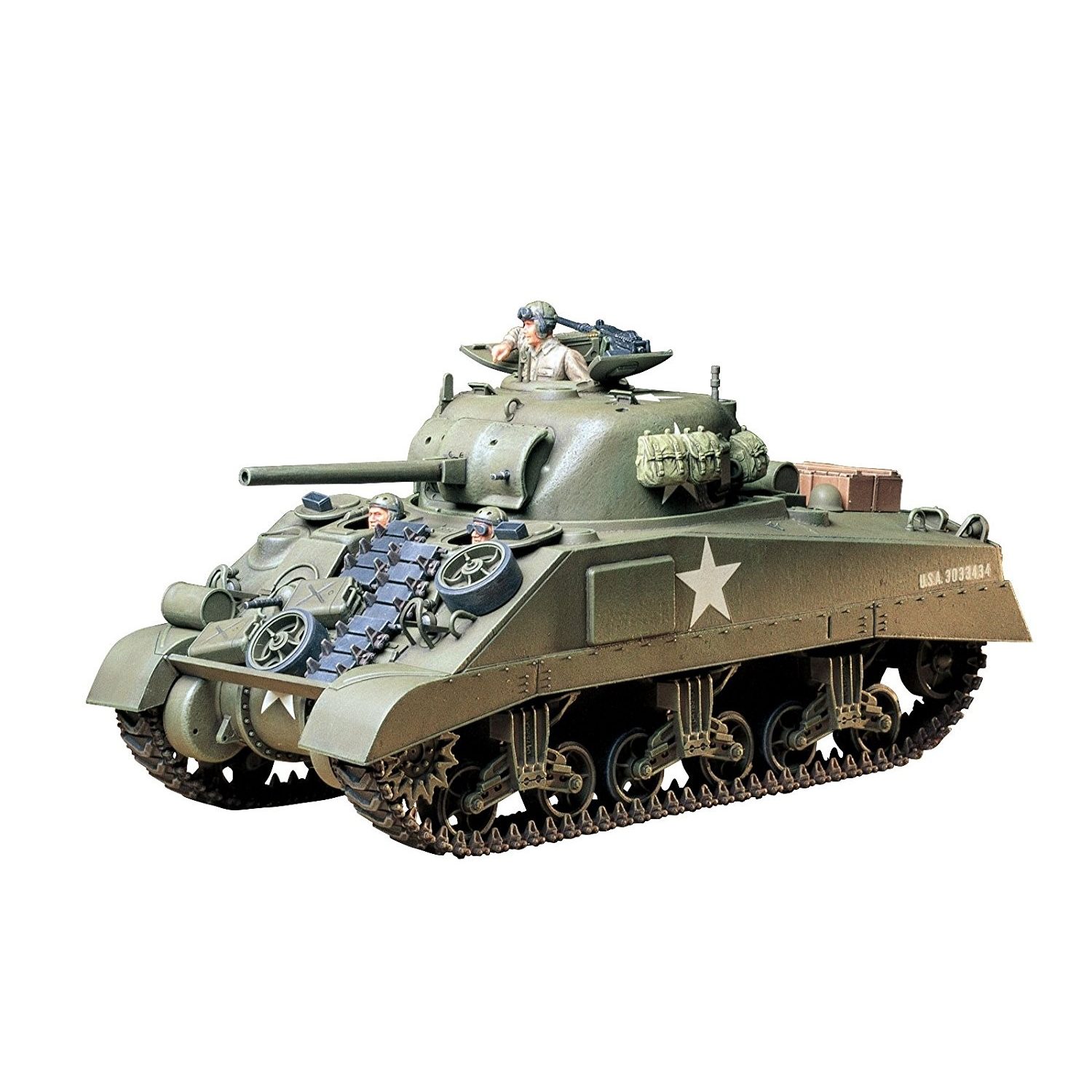 Tamiya U.S. Medium Tank M4 Sherman tank műanyag modell (1:35) (MT-35190)