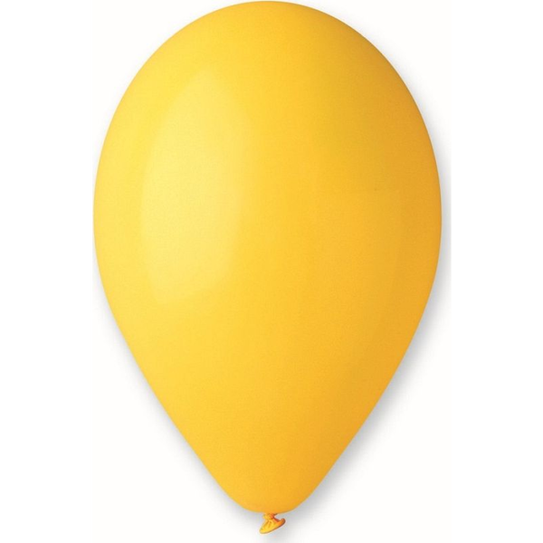 Gemar Balony pastelowe Ciemnożółte, G110, 30 cm, 100 szt.