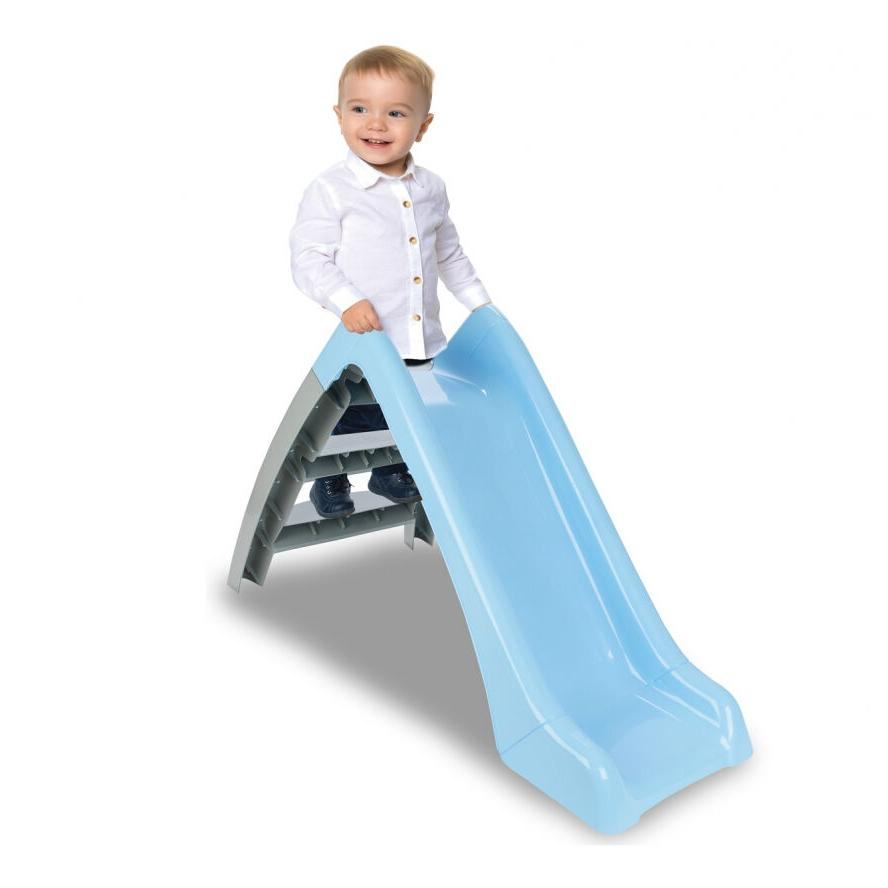 Jamara Happy Slide Bel -és kültéri Műanyag Gyermek csúszda - Pasztellkék (460692)