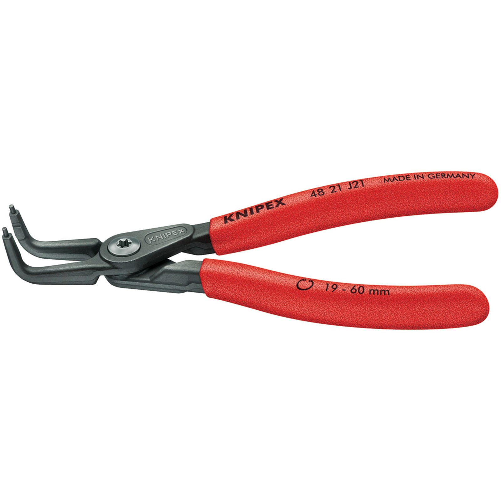Knipex 48 21 J41 Precíziós kerekcsőrű fogó (48 21 J41)