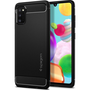Samsung A415F Galaxy A41 ütésálló hátlap - Spigen Rugged Armor - fekete