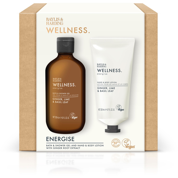 BAYLIS &amp; HARDING testápoló ajándékcsomag, Gyömbér, Lime &amp; Bazsalikom 500 ml