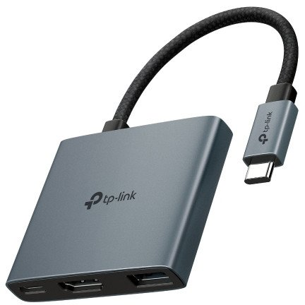 TP-Link UH3020C hub di interfaccia USB tipo-C 5000 Mbit/s Grigio