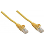 Intellinet Cat6, UTP, 1m мрежов кабел Жълт 1 м U/UTP (UTP)