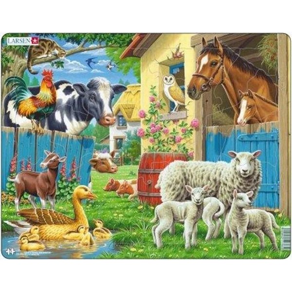 Larsen Maxi LA-FH23 Vormpuzzel 23 stuk(s) Fauna