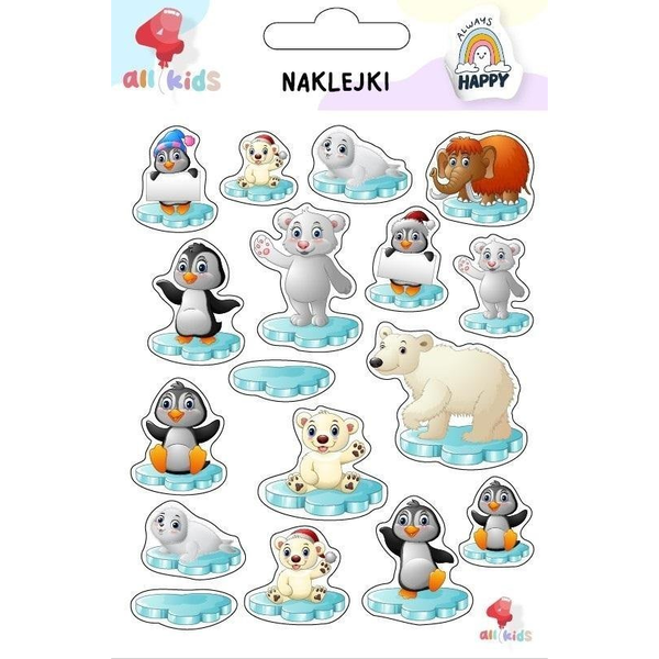 Naklejki dla dzieci Pingwinki