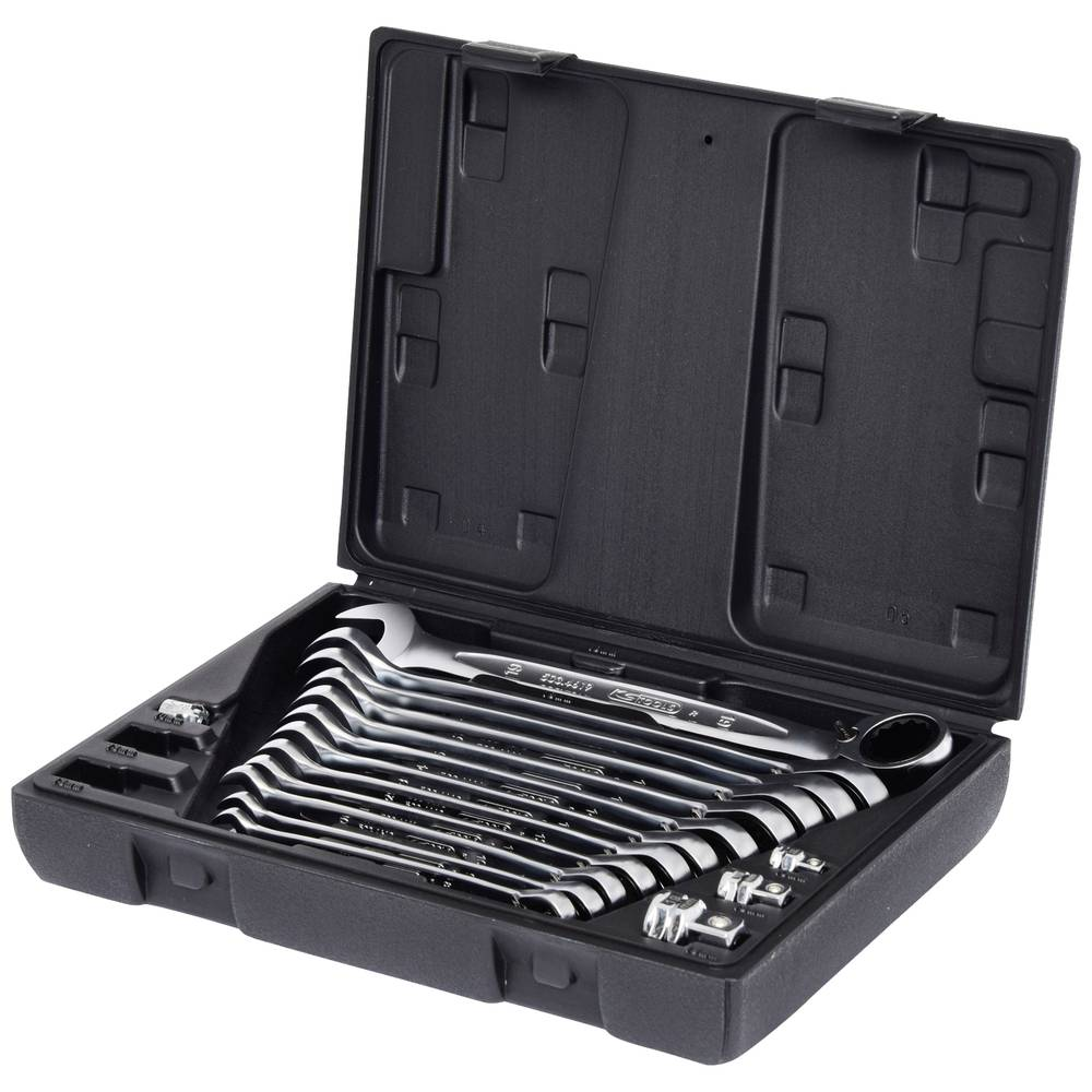 KS Tools 503.4666 GEARplus Csillag-villáskulcs racsnis készlet (16db / csomag) (503.4666)