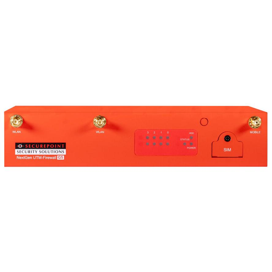 Securepoint RC100 G5 (Rev. 1) hardvérový firewall Desktop 3,74 Gbit/s (SP-UTM-11717)