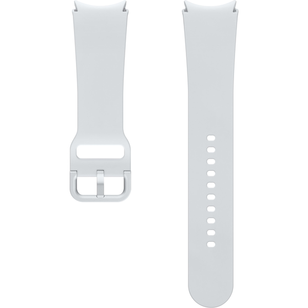 Pásek Samsung Sport Band pro Galaxy Watch 6/7 stříbrný 20 mm M-L