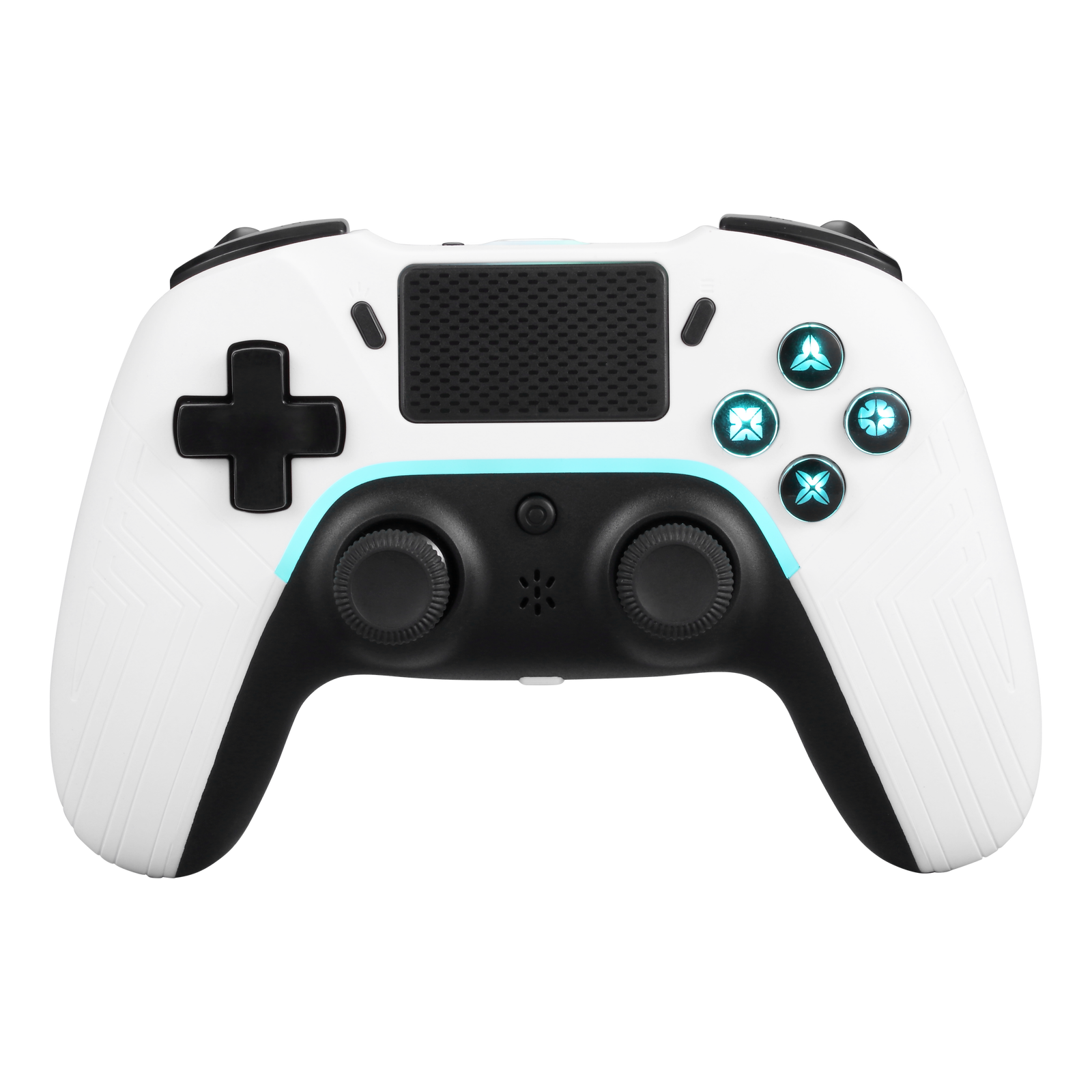 Deltaco GAM-139-W Vezeték nélküli controller - Fekete/Fehér (PS4/PC/Android/iOS) (GAM-139-W)