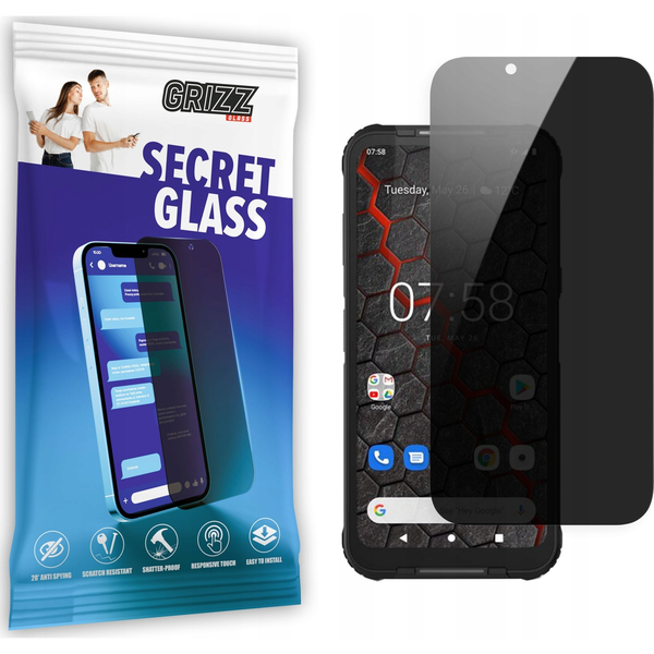 GrizzGlass Szkło prywatyzujące GrizzGlass SecretGlass MyPhone Hammer 3 Plus
