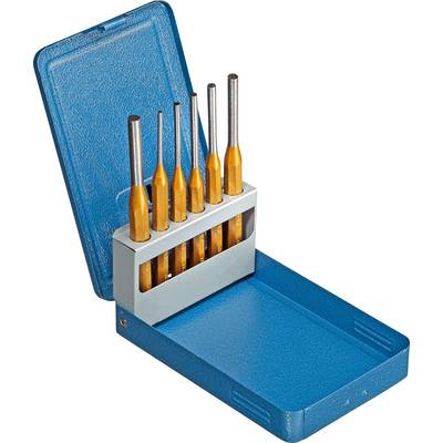 Gedore 116 D - GEDORE - 6 darabos tűlyukasztó készlet fém csuklós kazettában 8758050 (8758050)