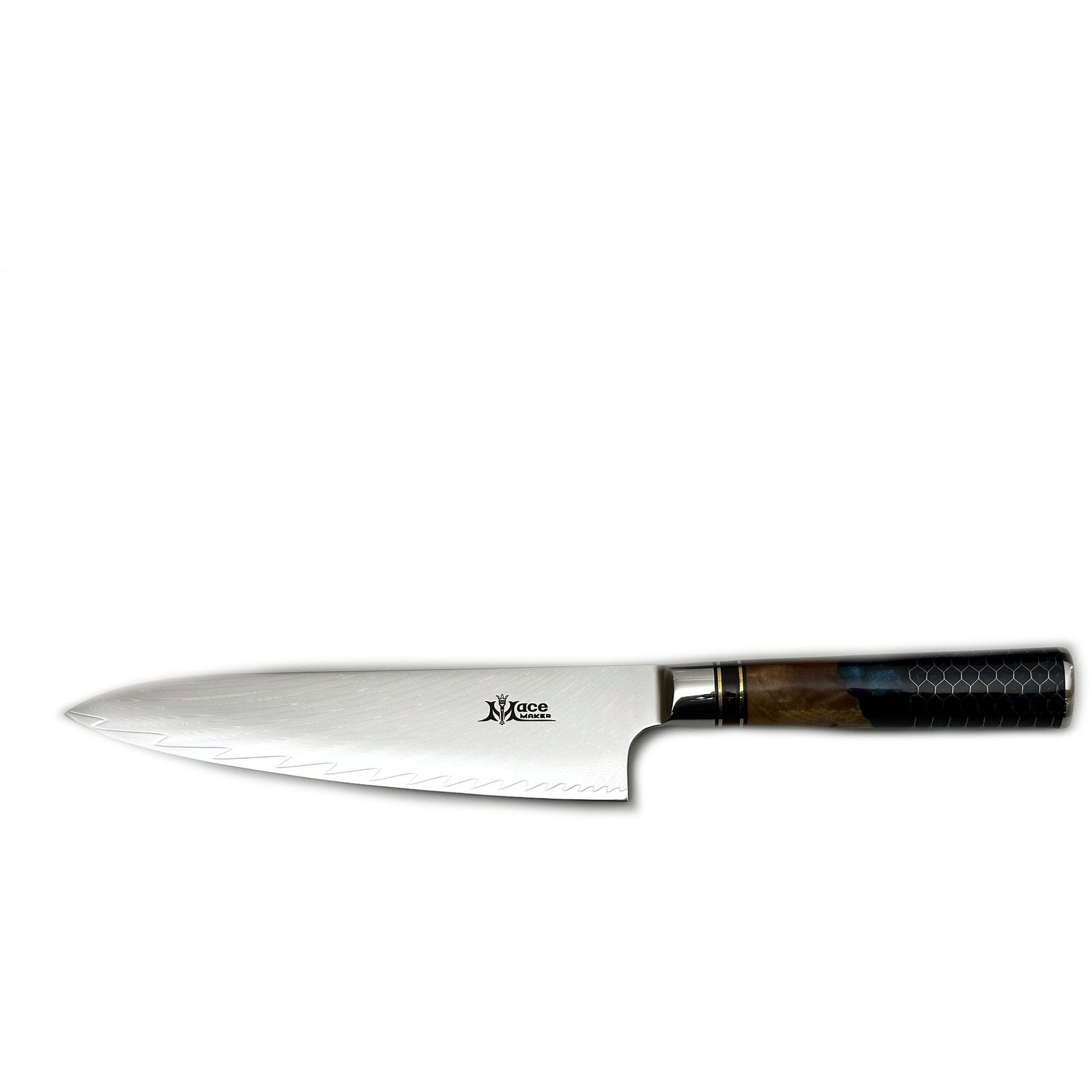 MaceMaker VERONA CHEF SanMai damaszkuszi konyhakés (8594176645766)