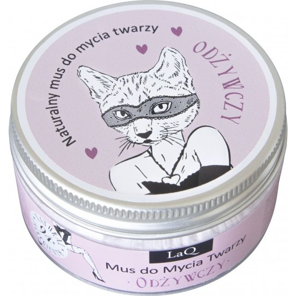  LaQ Naturalny Mus Do Mycia Twarzy Odżywczy Kocica 100 ml
