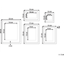 Conjunto De 6 Marcos De Mdf Blanco Fotos Imágenes Varios Tamaños Ganchos Galería Moderno Zinare - Blanco