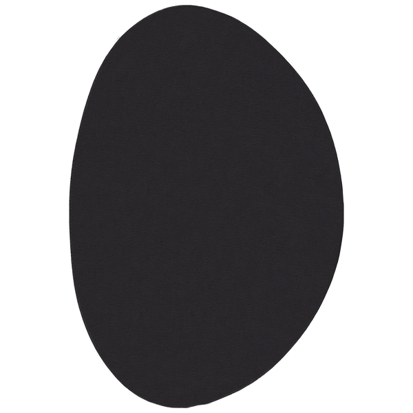 Szőnyegek Fekete Pamut 120 x 170 cm Területszőnyeg Ovális