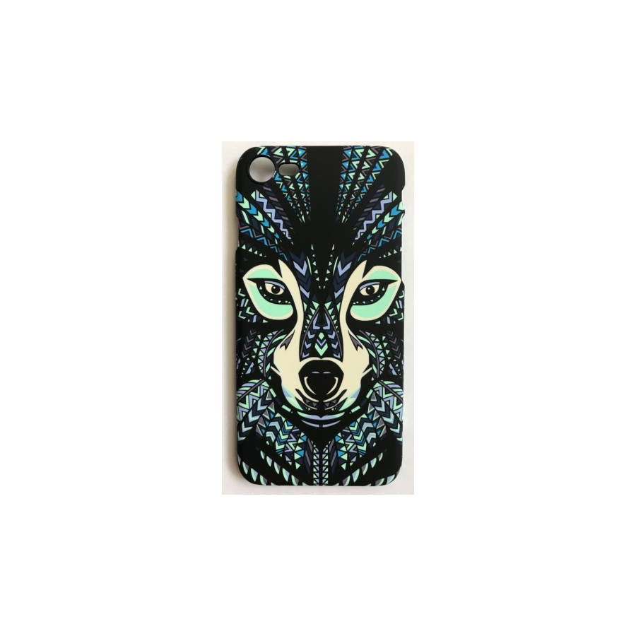 Luxo BH750 Huawei Mate 10 Lite Szilikon Védőtok - Mintás: kék róka (BH750)