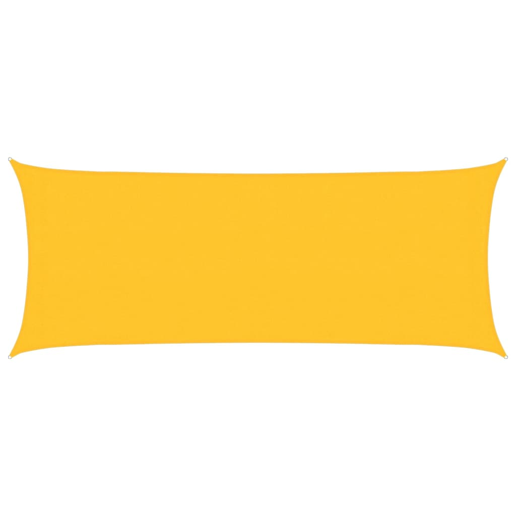 sárga négyszögletű HDPE napvitorla 160 g/m² 2x4,5 m (311560)