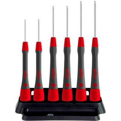 Wiha Juego De Destornilladores De Precisión Picofinish® Con Cabeza Esférica Hexagonal, De 7 Unid., Incl. Soporte (42993)