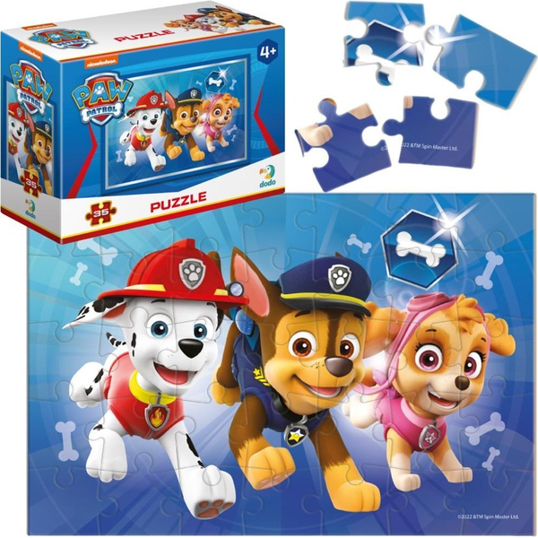 Dodo Mini Puzzle "Psi Patrol" 35 Elementów Układanka Dla Dzieci Zestaw Pieski