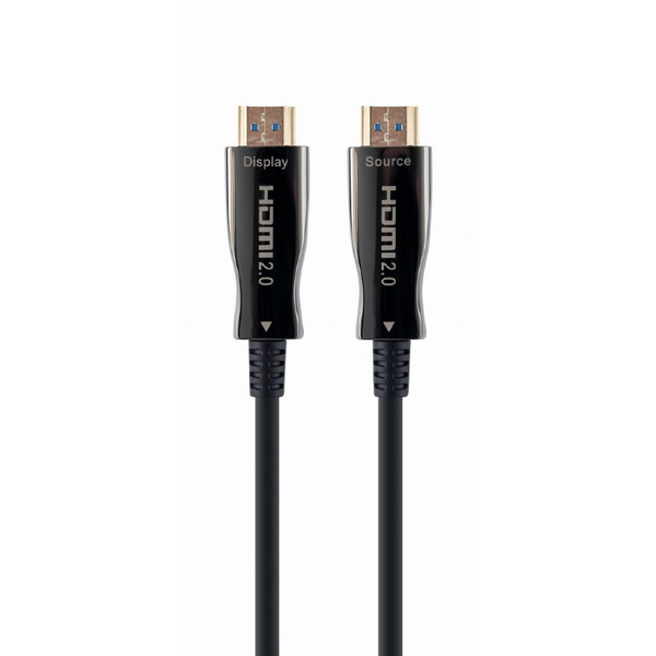 Cablexpert CCBP-HDMI-AOC-80M-02 HDMI 2.0 - HDMI Aktív optikai kábel 80m - Fekete