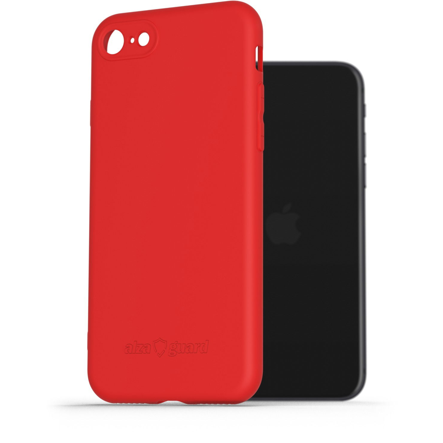 AlzaGuard Matte iPhone 7/8/SE (2020)/SE (2022) piros TPU tok (AGD-PCT49R)