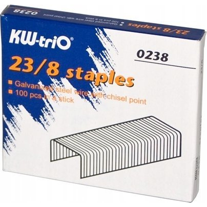 Sponky KW-TRIO 23/8, 1000 ks, galvanizované