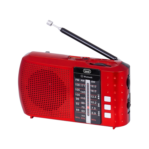 Trevi RA 7F20 BT Portabile Analog & digital Roşu