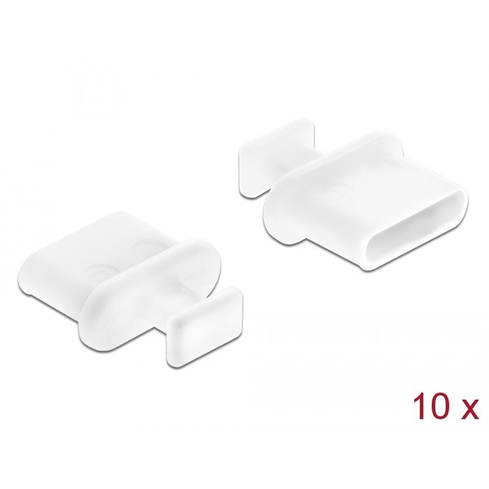 Delock USB-C porvédő 10 db fehér (64094) (delock64094)