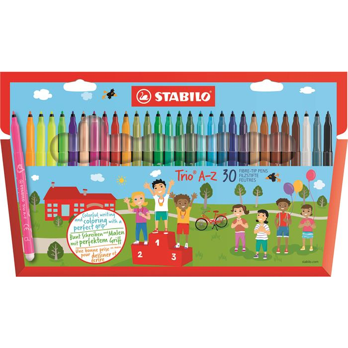 STABILO Trio A–Z filctoll Fine Többszínű 30 dB (378/1-30-01)